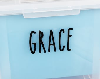 VINYL DECAL ONLY for Kids Memory Keepsake File Boxes