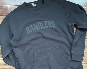 Black-on-Black Cotter Ramblers Sweatshirt