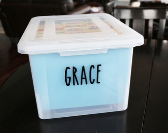 Kids Memory Keepsake File Boxes
