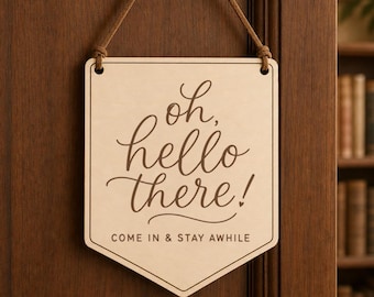 Personalized Wood Welcome Sign, Personalized Engraved Wood Sign, Do Not Disturb, Baby Shower Gift, Gift for New Parents, New Mom