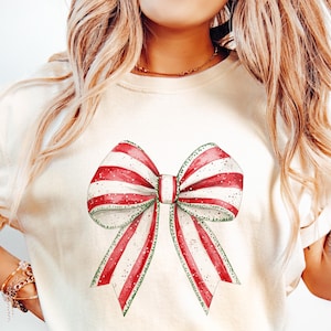 Coquette Green and Red Bow Png, Christmas Sublimation Design, Christmas tree cake bow Instant Download, Clipart, Trending png,Holiday vibes
