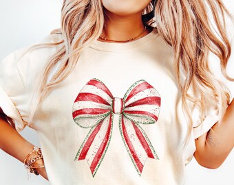 Coquette Green and Red Bow Png, Christmas Sublimation Design, Christmas tree cake bow Instant Download, Clipart, Trending png,Holiday vibes