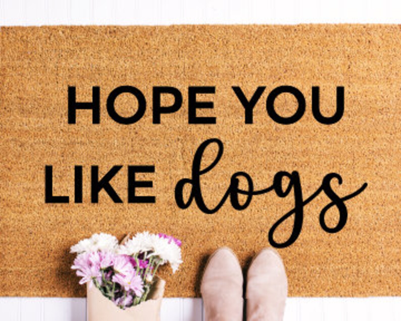 Hope You Like Dogs Doormat Funny Doormat Dog Doormat Dog | Etsy