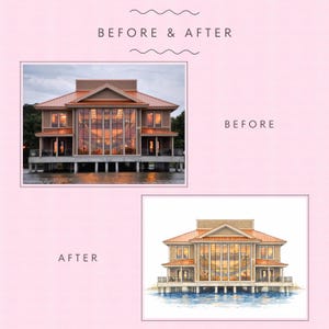 Décoration de Noël « Notre première maison », Maison aquarelle personnalisée, Cadeau de Noël personnalisé, Pendaison de crémaillère, Nouvelle maison image 16