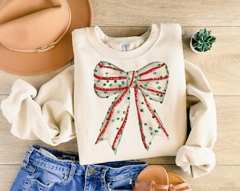 Coquette Christmas tree cake bow Png, Christmas Sublimation Design, red green bow Instant Download, Clipart, Trending png, Holiday vibes