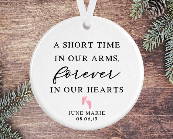 infant loss christmas ornament
