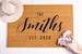 Closing Gift Idea, Personalized Last Name Doormat, Custom Floor Mat, Gift for Newlyweds or Wedding