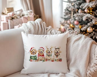 Golden Retriever Christmas png Design, Watercolor Dog Png, Holiday Dog Sublimation Png Design, Tshirt Graphic, Mug Png, Digital Download