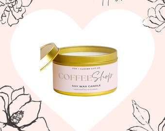 4oz Soy Candle in Gold Tin - Build Your Own Gift Box - Add On