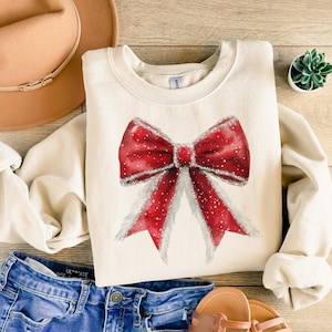 Red Glitter Bow with Fur Trim Png, Christmas Sublimation Design, Santa Bow Instant Download, Clipart, Trending sublimation png,Holiday vibes