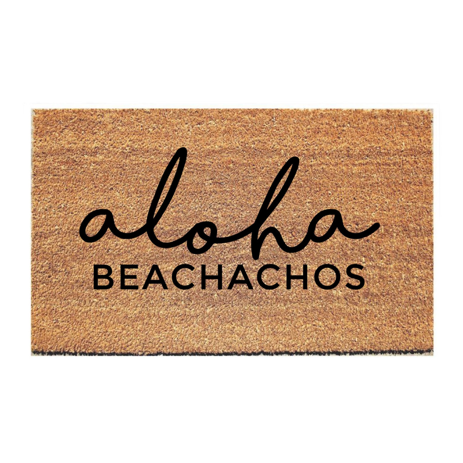 Alloha welcomes you что это. Коврик придверный Aloha.