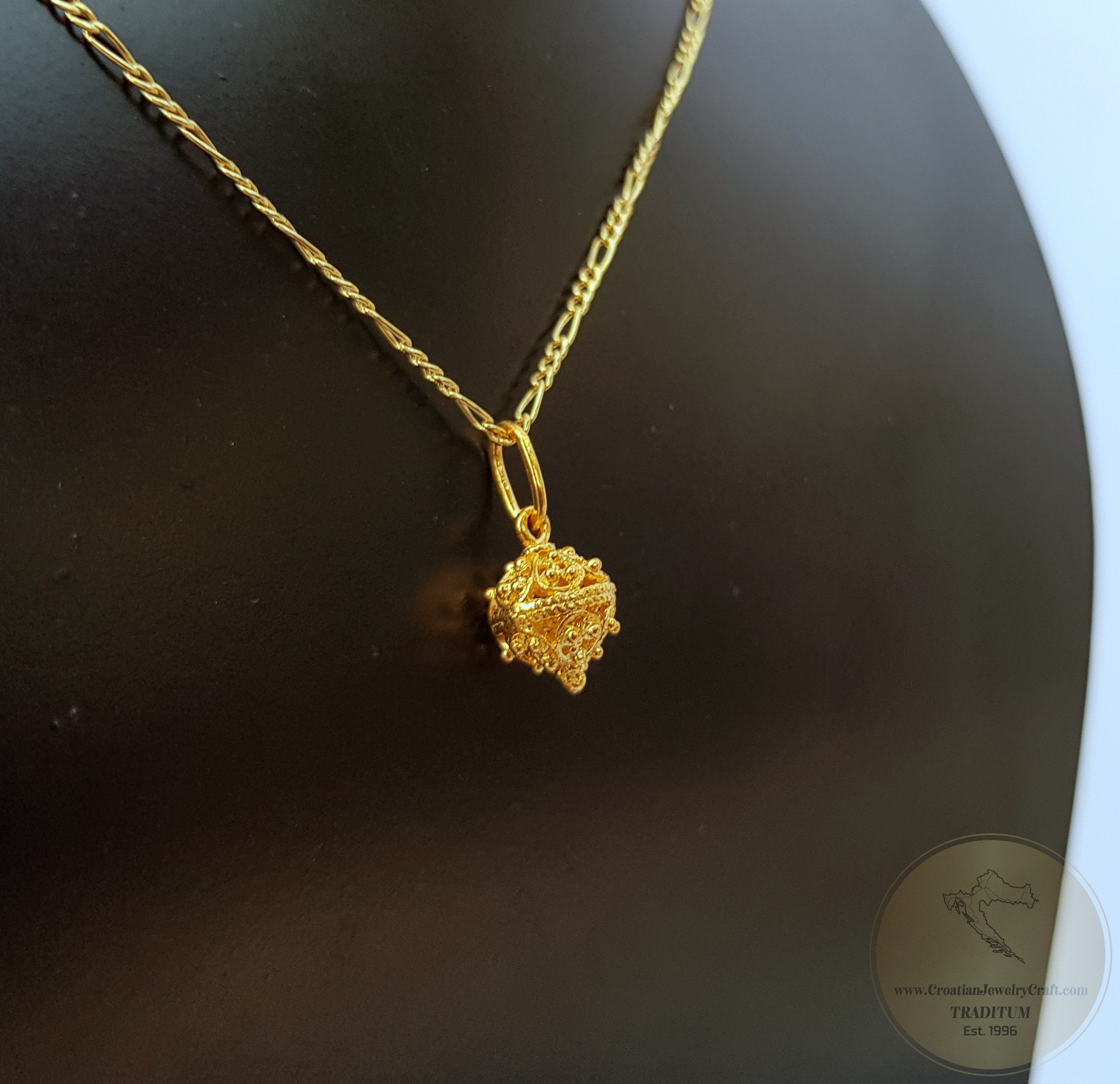 Traditional Croatian Dainty 14k Gold 