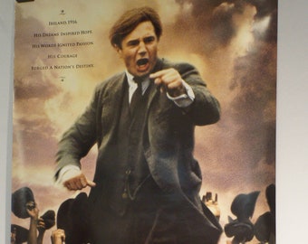 Michael Collins authentic, double-sided theater one-sheet movie poster, Liam Neeson, 1996