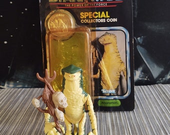 Vintage Kenner POTF Last 17 Amanaman 1985, Complete With Original Coin Sealed on Cardback With Original Blister