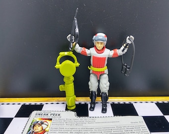 1987 GI Joe Sneak Peak With File Card and Accessories, Hasbro ARAH