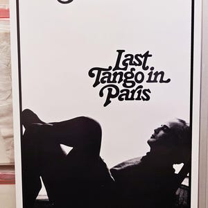 Last Tango in Paris Original Insert Movie Poster 14&quot;x36&quot; Marlon Brando