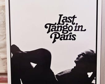 Affiche de film Le Dernier tango à Paris 40,4 x 91,4 cm Marlon Brando
