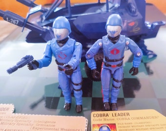 1982 GI Joe Mickey Mouse Cobra Commander, Complete With Mail In File Card, or 83 V1.5 Cobra Commander Hasbro ARAH