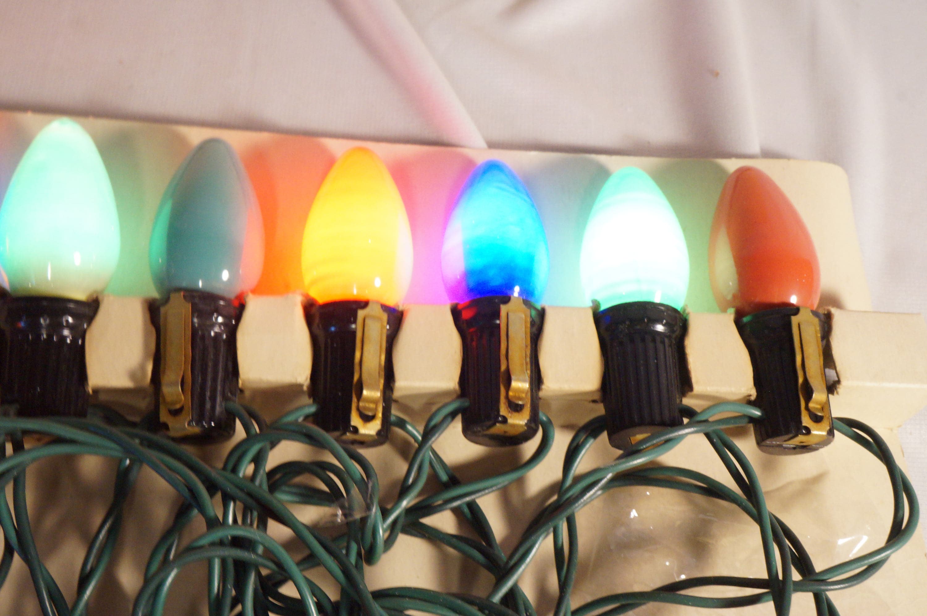 1950's Imperial Christmas Tree Lights 25 count works!
