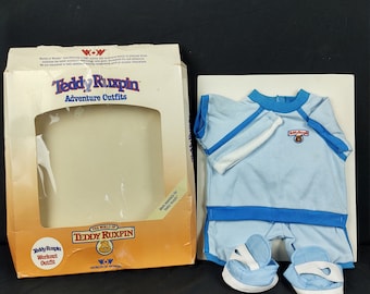 1985 Alchemy Teddy Ruxpin Workout Adventure Outfit, Mint in Box