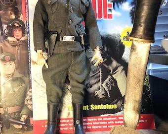 1966 GI Joe 12" Soldiers of the World German Soldier, V 1 Felt Uniform,SOTW, Hasbro