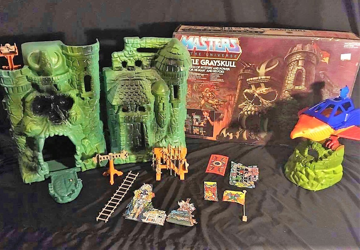 1981 Mattel He Man Motu Castle Grayskull And Point Dread Wtalon