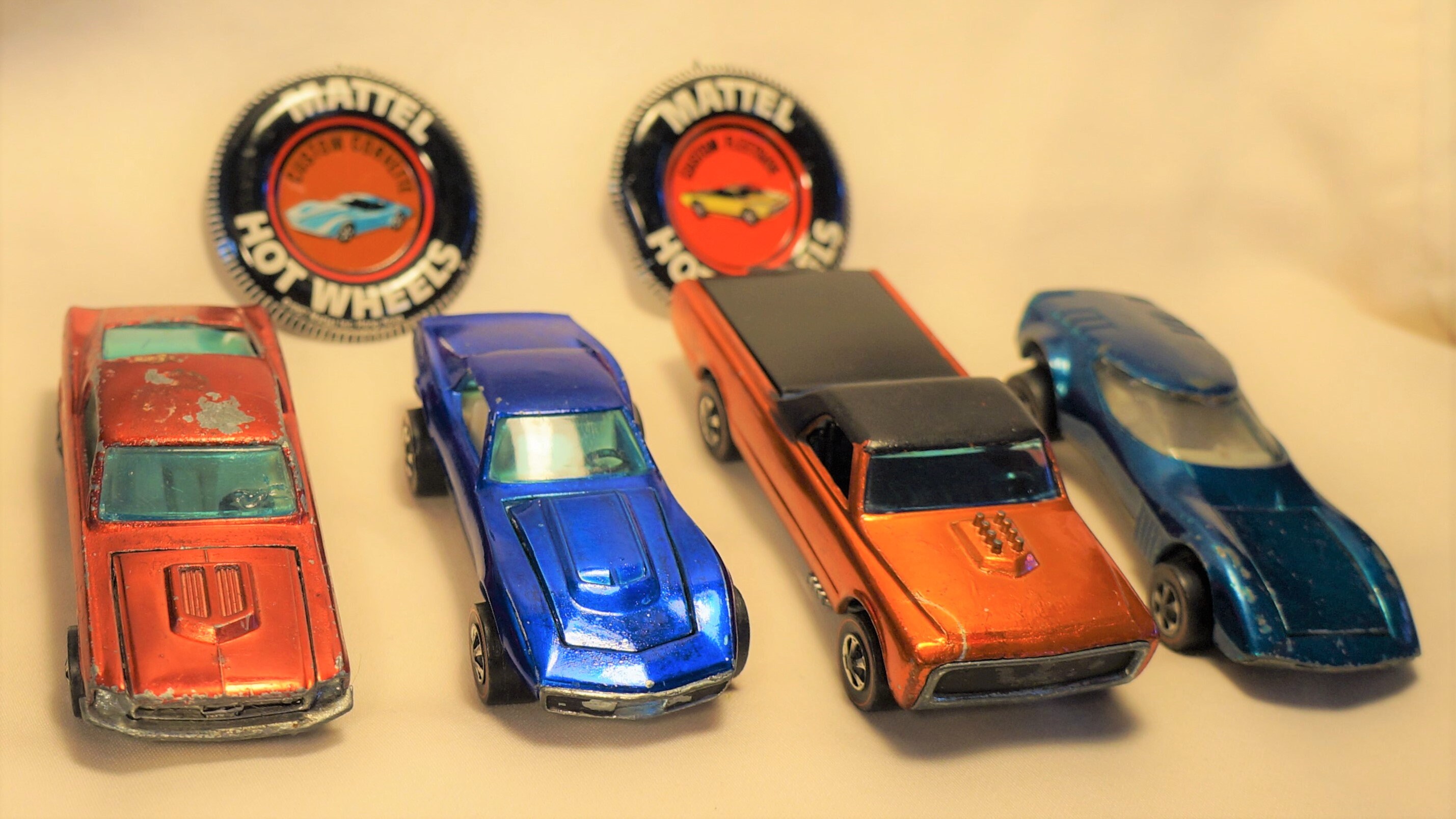 Hot Wheels Torero Metal Button Hong Kong Free Shipping USA