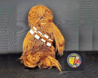1977 Star Wars plush Chewbacca,Kenner 20 inch, Mint and Complete With Bandolier and Original Hang Tag