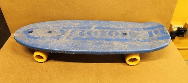 Lot De 3 Skateboards Vintage - Vert, Bleu, Jaune - Occasion