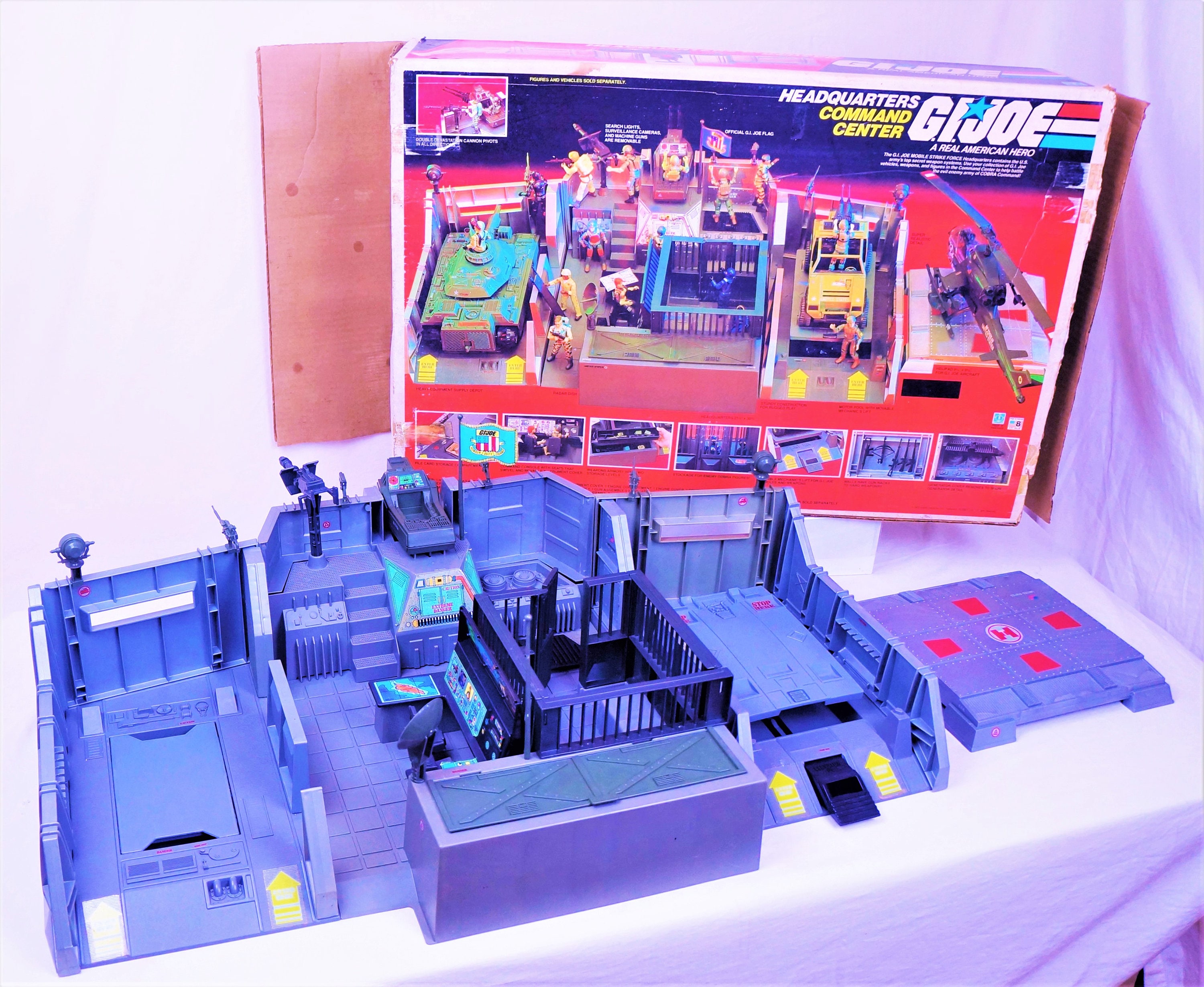 1983 Hasbro GI Joe Headquarters HQ Complete In Box ARAH