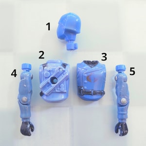 1982-1983 GI Joe Cobra Commander Body Parts, Your Choice, Hasbro ARAH