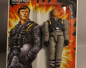 2008 Hasbro GI Joe Fighter Pilot Captain Ace MOC