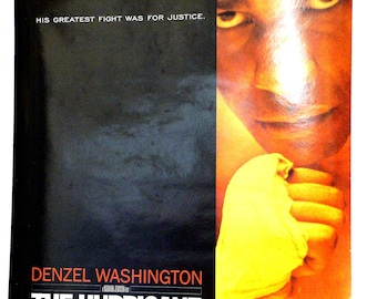 Denzell Washington The Hurricane original double-sided one-sheet movie poster, Denzell Washington, Bob Dylan