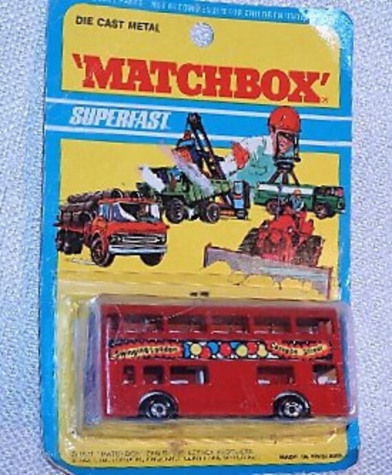 matchbox double decker bus 1972