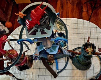 MOTU Vintage USA 1986 Tour Eternia Bras Bleu Mattel Masters Of The Universe