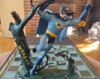 Vintage 1965 Aurora Plastics Corp Batman Model, Stunning, With Owl and Bat, First Version!