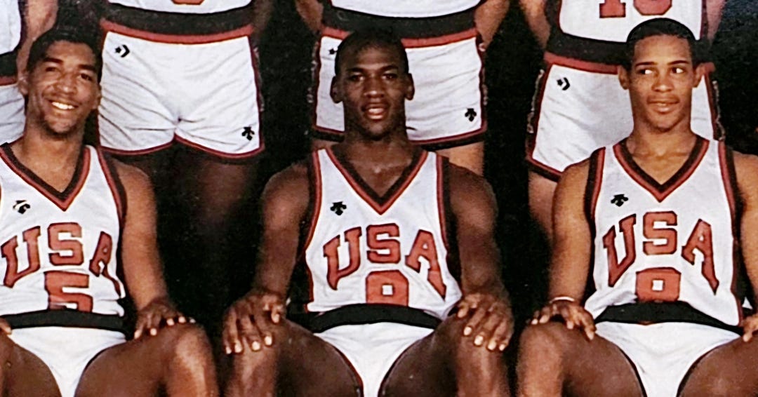 Vintage 84 Michael Jordan, Patrick Ewing, Cheryl Miller, Denise