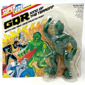 Vintage 1978 Hasbro GI Joe Super Joe Adventure Team Gor Complete With Original Card and Bubble