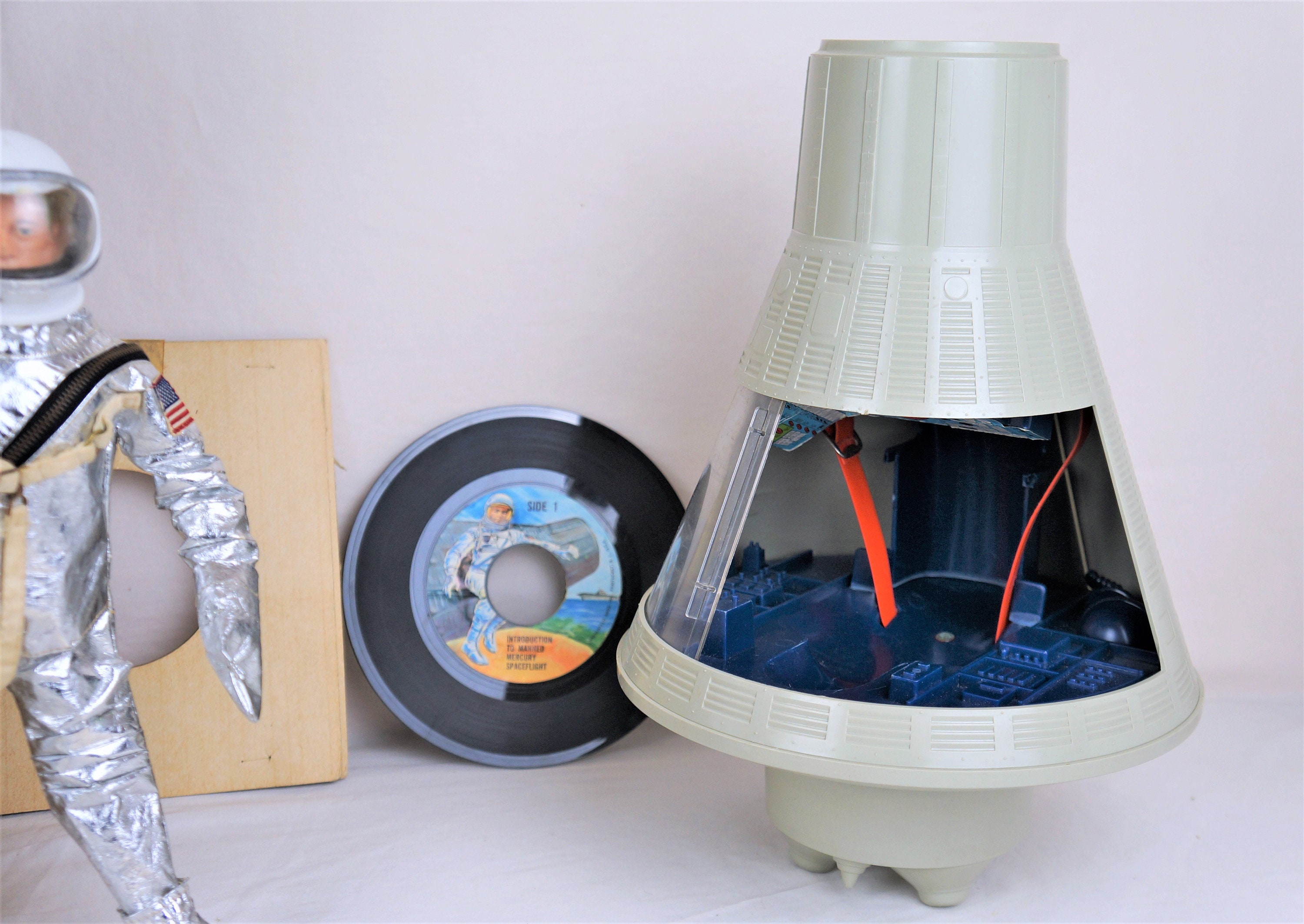 Vintage Hasbro 1966 GI Joe Space Command Capsule Complete With