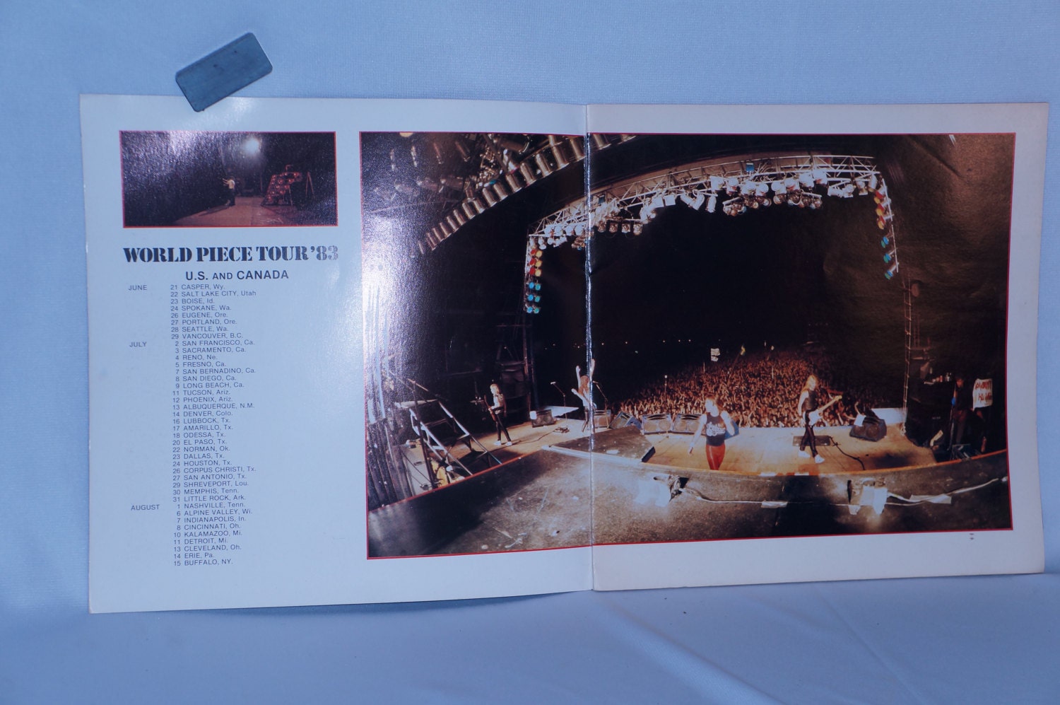 1983 Iron Maiden World Piece Tour Book! EDDIE!!!!