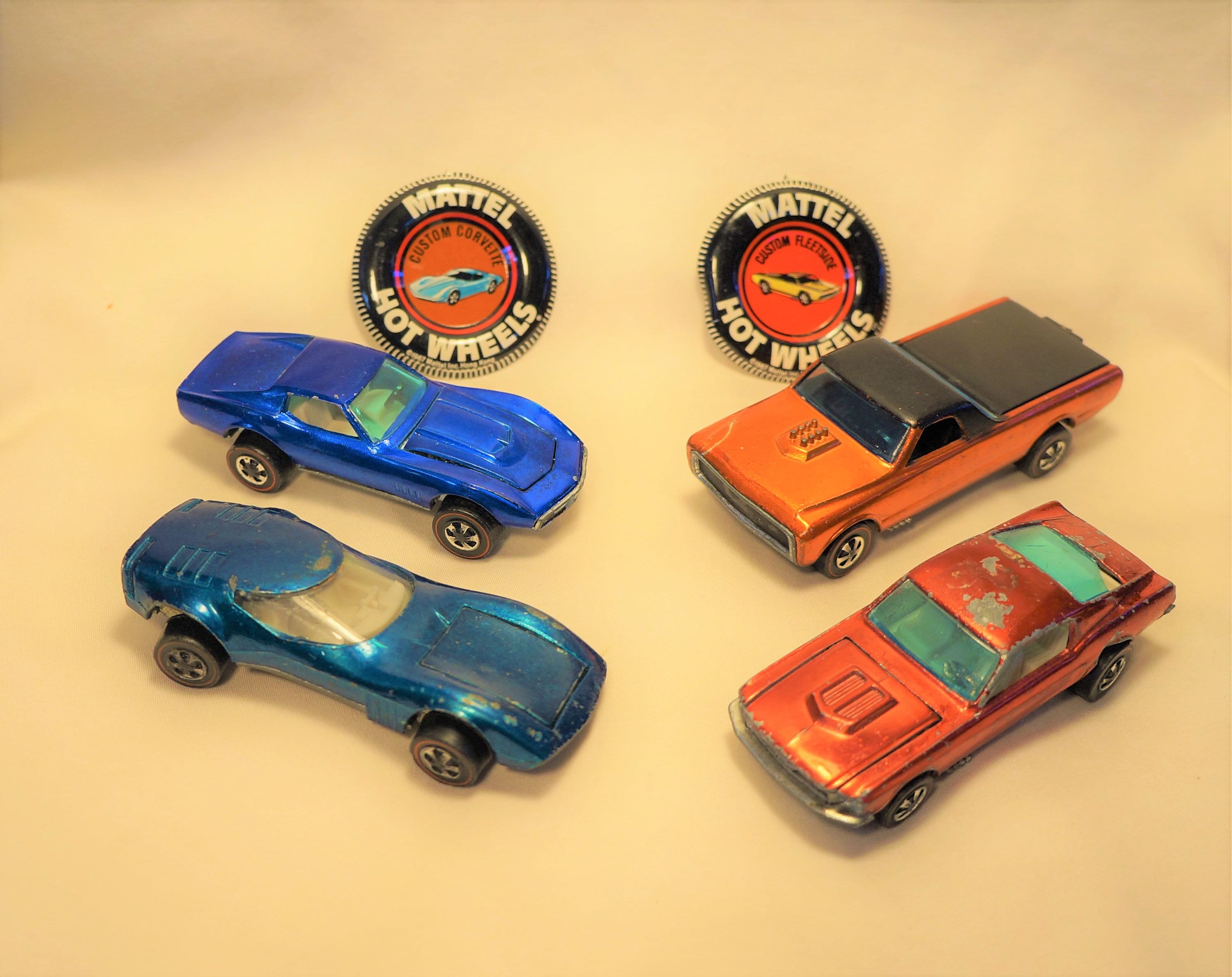 Hot Wheels Torero Metal Button Hong Kong Free Shipping USA