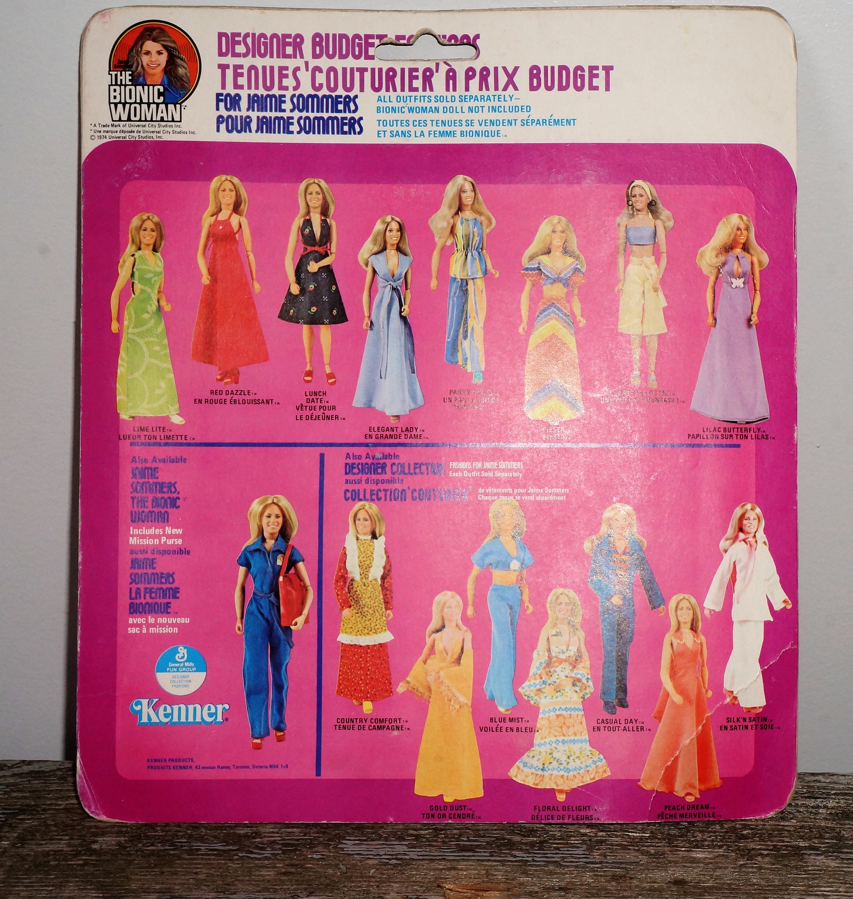 1976 Kenner Bionic Woman Jaime Sommers Designer Outfit (Party