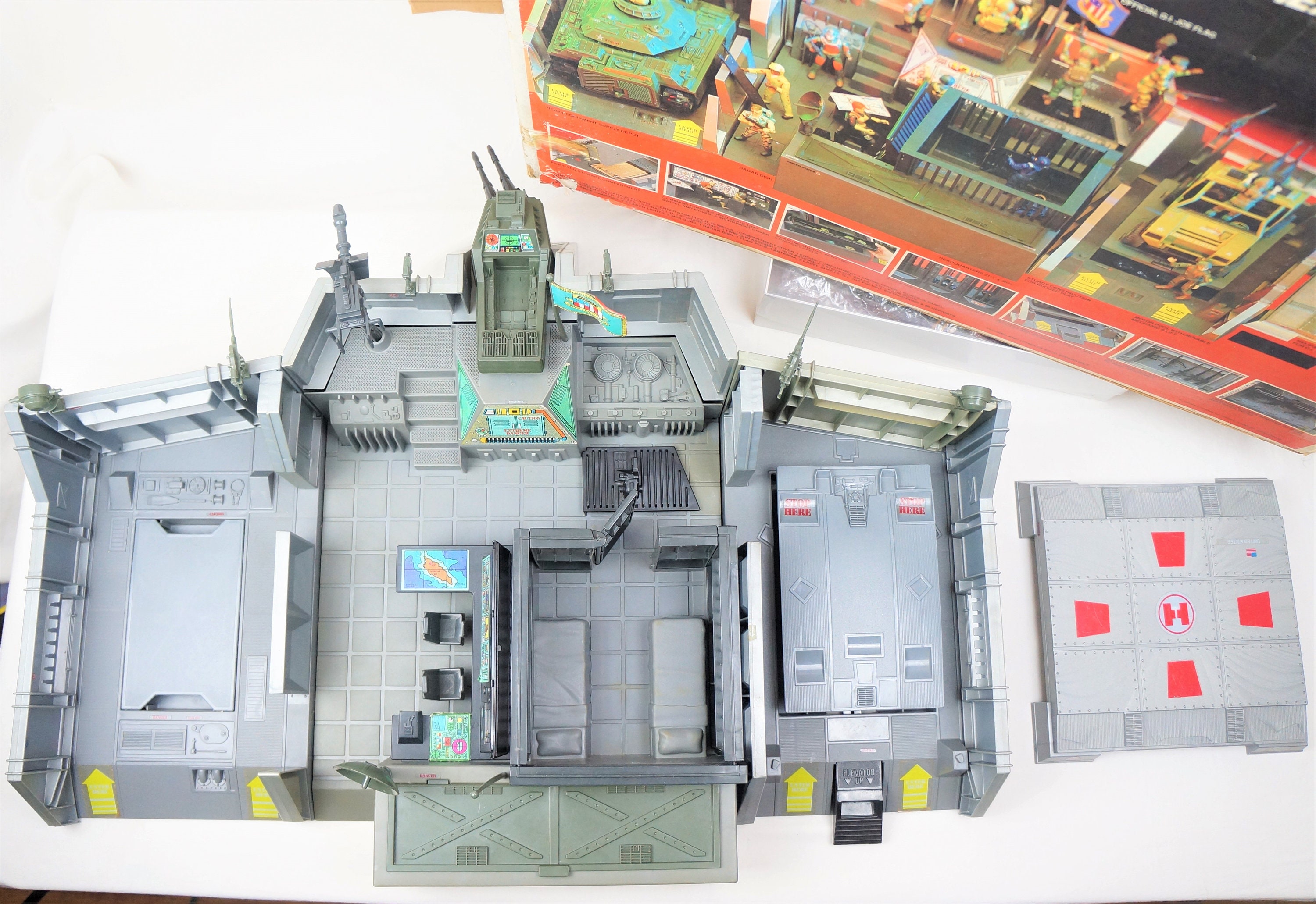 1983 Hasbro GI Joe Headquarters HQ Complete In Box ARAH