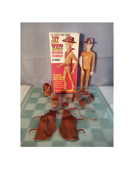vintage louis marx & company western figure 5 1/2 inch