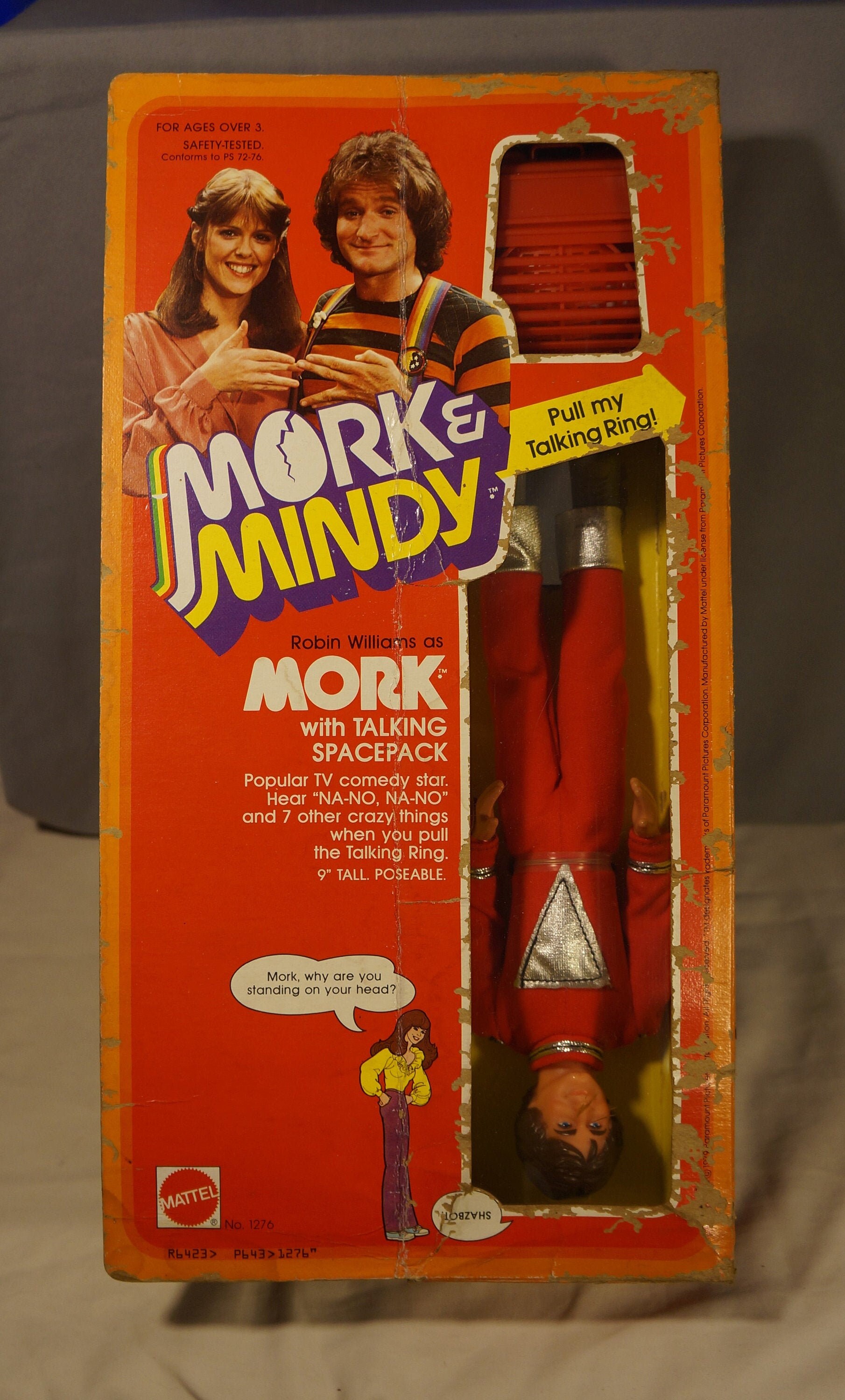 Vintage Mattel Mork IOB Mork and Mindy Robin Williams