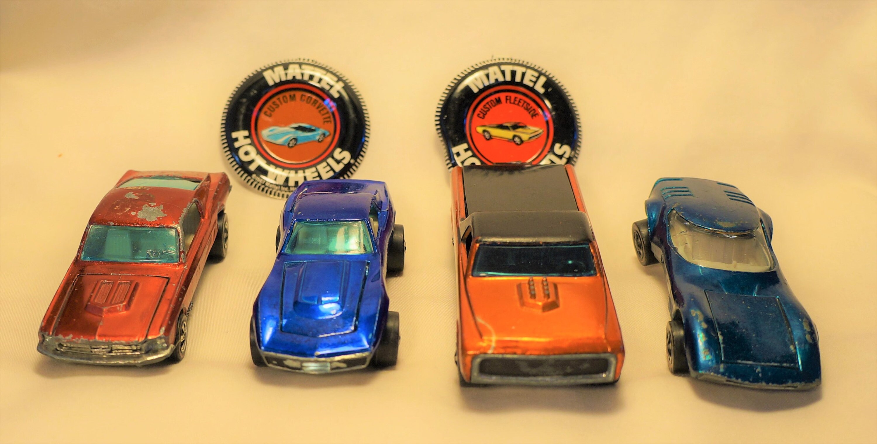Hot Wheels Torero Metal Button Hong Kong Free Shipping USA