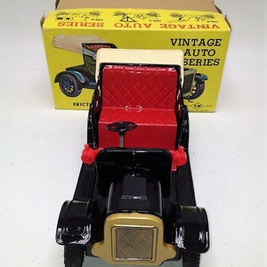 Vintage Japan Tin Litho Friction Vintage Auto Collection No. 4 MIB