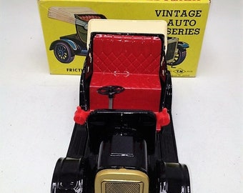 Vintage Japan Tin Litho Friction Vintage Auto Collection No. 4 MIB