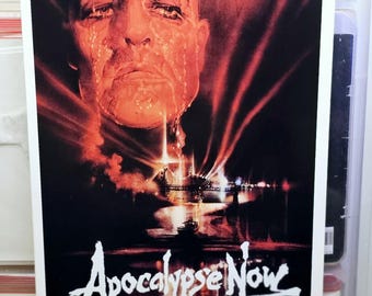 Apocalypse Now Affiche de film originale 40 x 36 po. de Martin Sheen, Marlon Brando, Harrison Ford, Lawrence Fishburne, Robert Duvall, Viet Nam