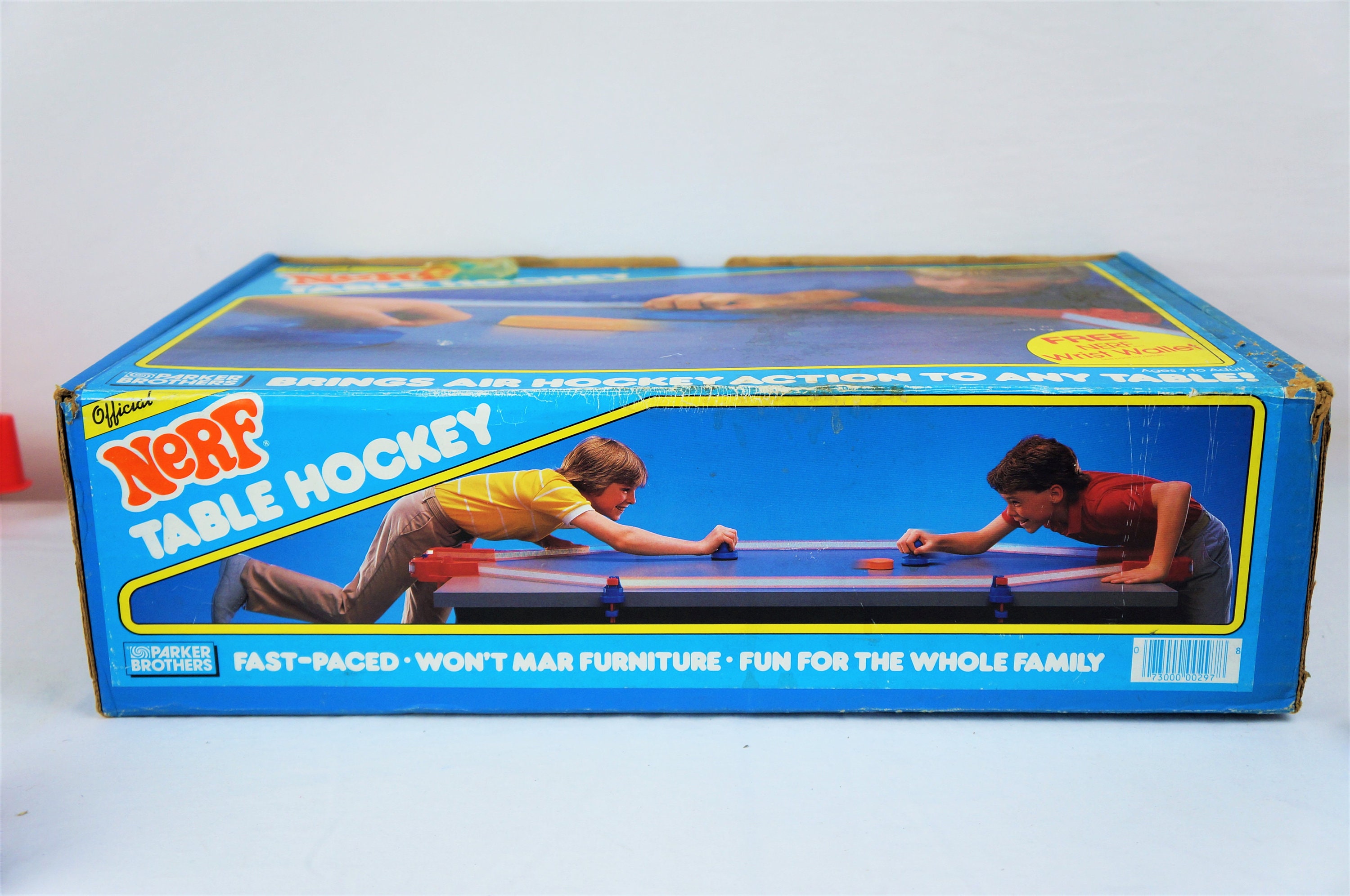 Vintage 80s NERF Parker Brothers Air Hockey in Original Box